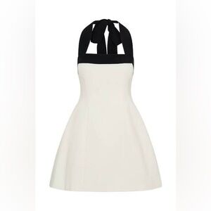 ✨Meshki Cara Contrast Suiting Mini Black/White Dress✨